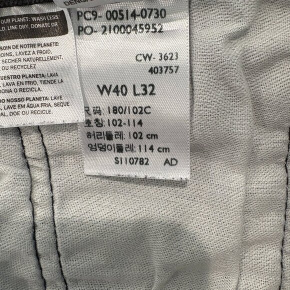 Levi's 514 Straight Fit Jeans 99% Cotton Black Midnight Men's Size 40 x 32 - Picture 4 of 8